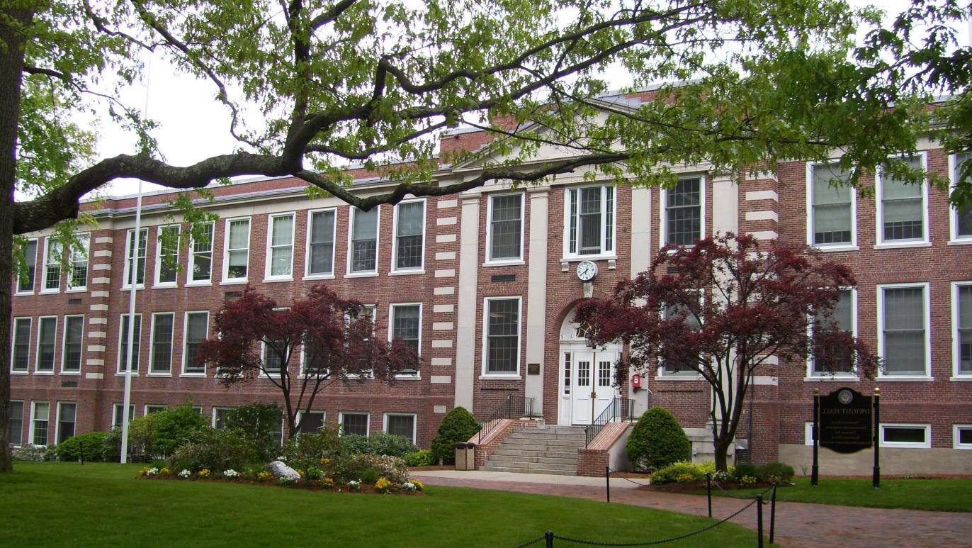 Front of Dwight Hall